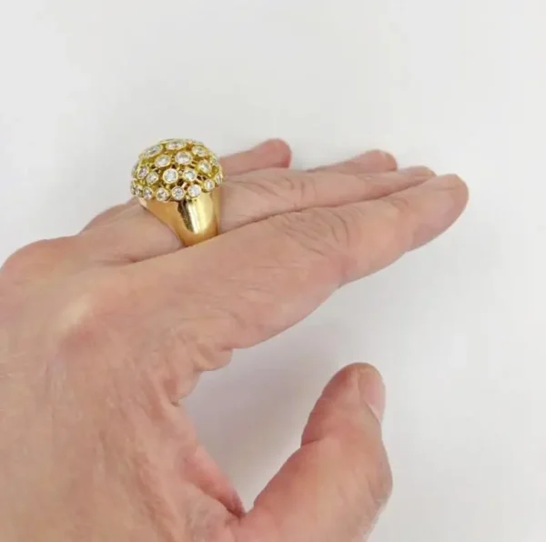 Cartier Rue D e La Paix Diamond Bombe Ring - Image 4