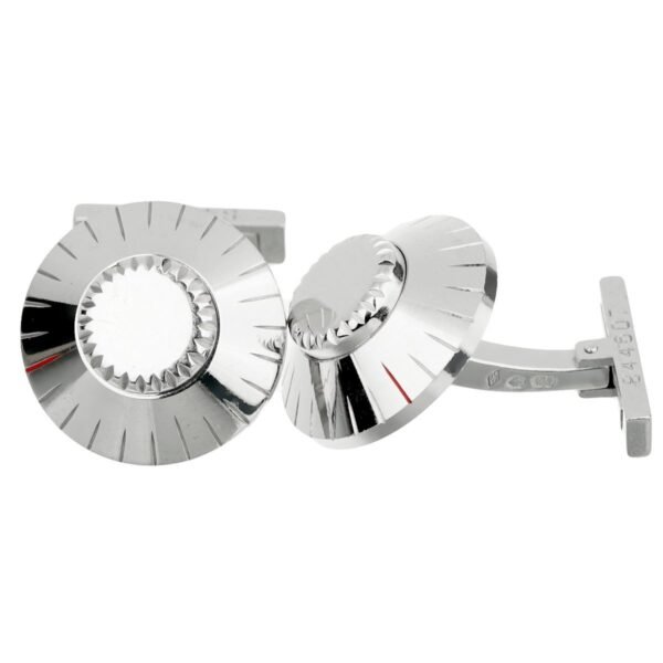 Cartier Safe Lock Combination White Gold Cufflinks