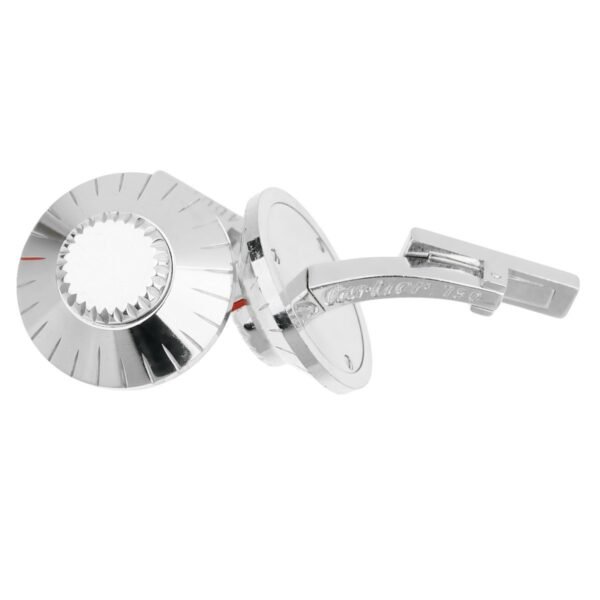 Cartier Safe Lock Combination White Gold Cufflinks - Image 2