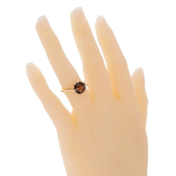 Cartier Smoky Quartz Diamond Cocktail Ring - Image 4