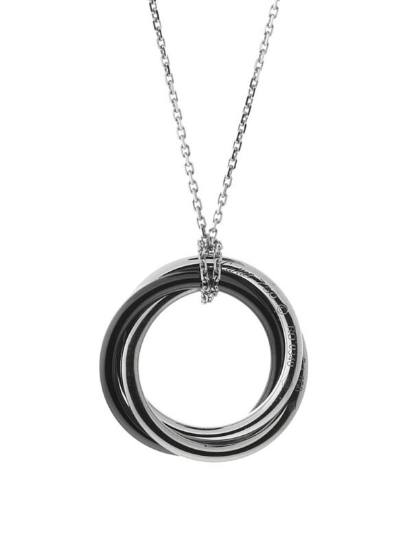 Cartier Trinity Ceramic Diamond Necklace - Image 3
