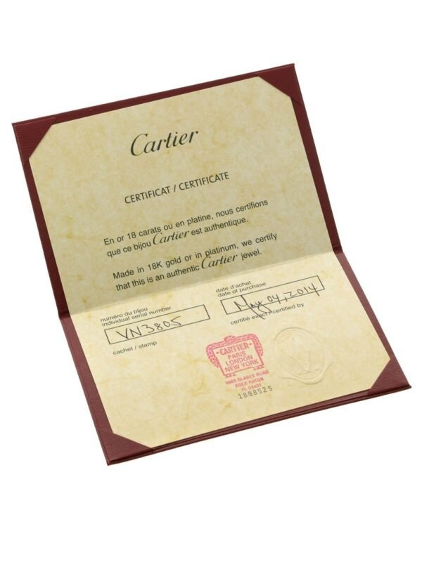 Cartier Trinity Diamond Gold Ring - Image 2