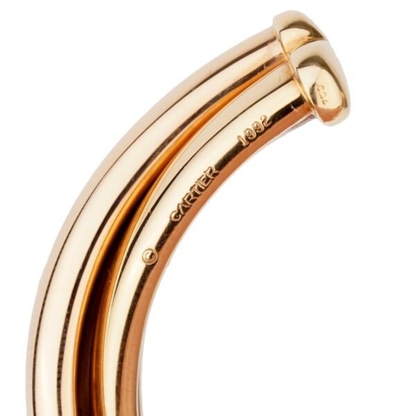 Cartier Trinity Gold Cuff Bangle Bracelet - Image 4