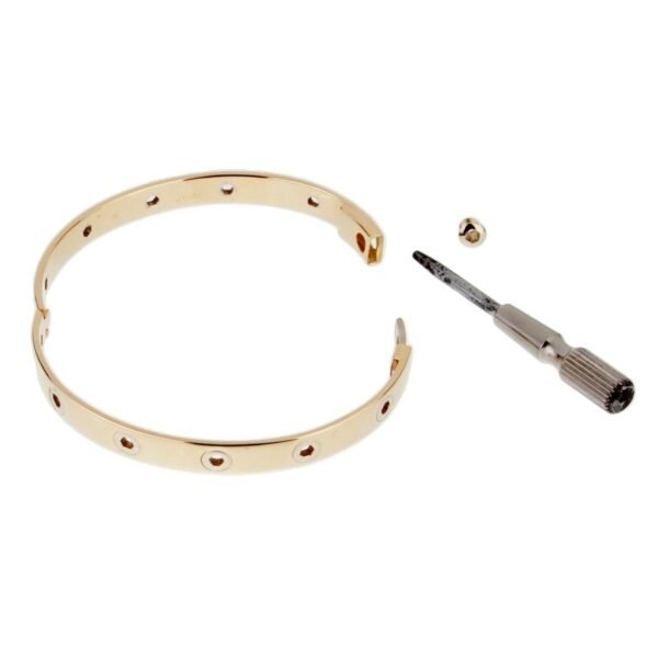 Cartier Vintage Love Series 18k Yellow Gold Bangle - Image 3