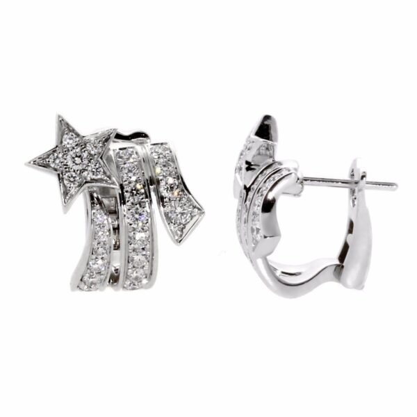Chanel Comete Shooting Star Diamond Earrings - Image 2