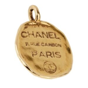 Chanel Paris Gold Vintage Pendant