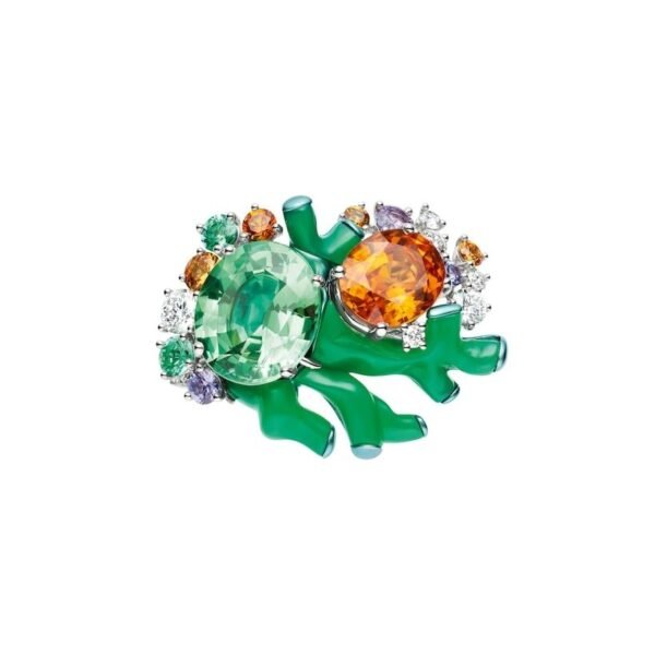 Chaumet Chasse aux Trésors Ring - White gold and titanium, tsavorite garnet - Image 2