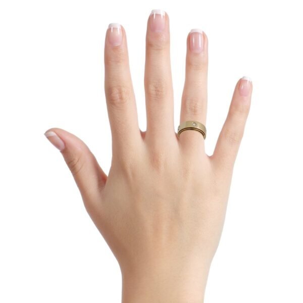 Chimento Diamond Yellow Gold Band Ring - Image 2