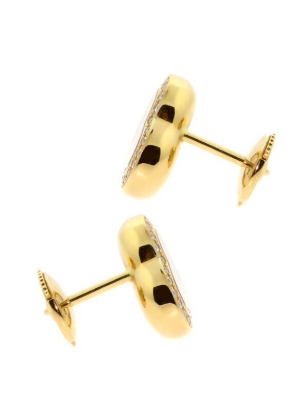 Chopard Happy Diamond Gold Earrings - Image 2