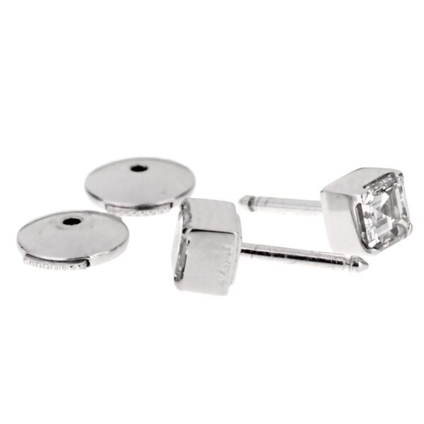 Chopard Ice Cube Square Cut Diamond Stud Earrings - Image 2