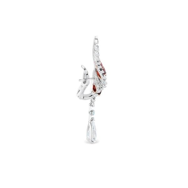 Buy Chaumet Escales Earrings - White and rose gold, diamonds, red spinels - Image 2