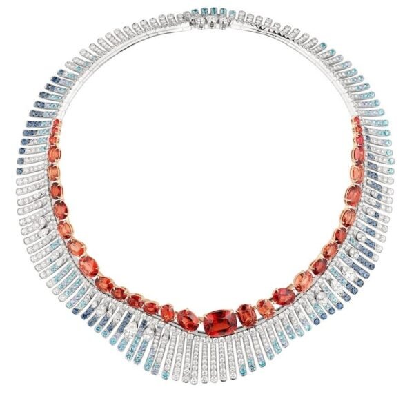 Buy Chaumet Escales Necklace - White and rose gold, red spinels, diamonds - Image 2