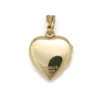 Fabergé 18k Yellow Gold Heart Locket Light Blue Enamel 4 Diamonds 0,075 Ct G/IF - Image 3