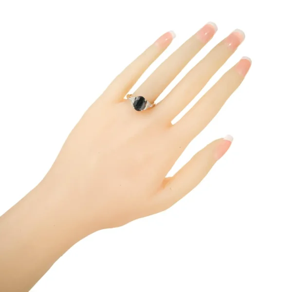 GIA 2.53 Carat Royal Blue Sapphire Diamond Yellow White Gold Engagement Ring - Image 8