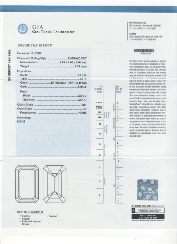 Graff GIA Certified Emerald Cut 4.03 Carat Diamond Fancy Cut Diamond Set Ring - Image 8