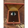 Gubelin Colombian Natural Unenhanced emerald and diamond ring, circa 1943. - Image 6