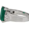 Gubelin Colombian Natural Unenhanced emerald and diamond ring, circa 1943. - Image 3