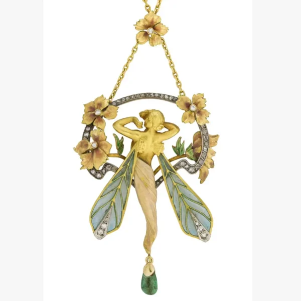 Important Masriera Y Carreras Art Nouveau Pendant - Image 3