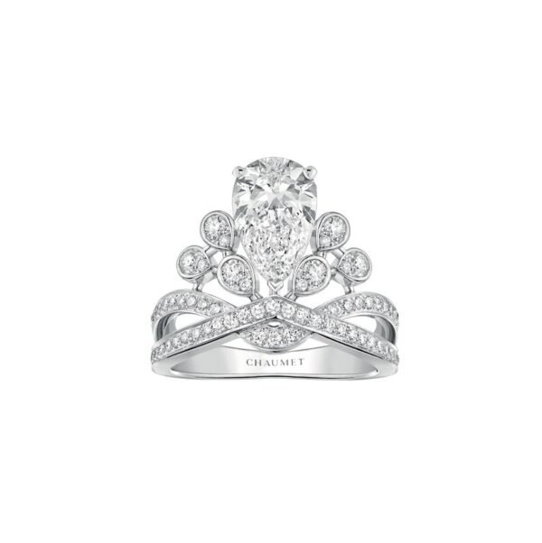 Joséphine Aigrette Impériale ring - Platinum, diamonds - Image 2