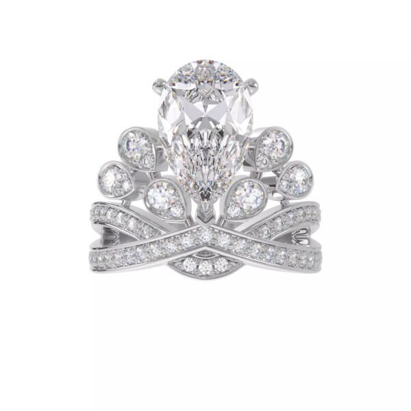 Joséphine Aigrette Impériale ring - Platinum, diamonds
