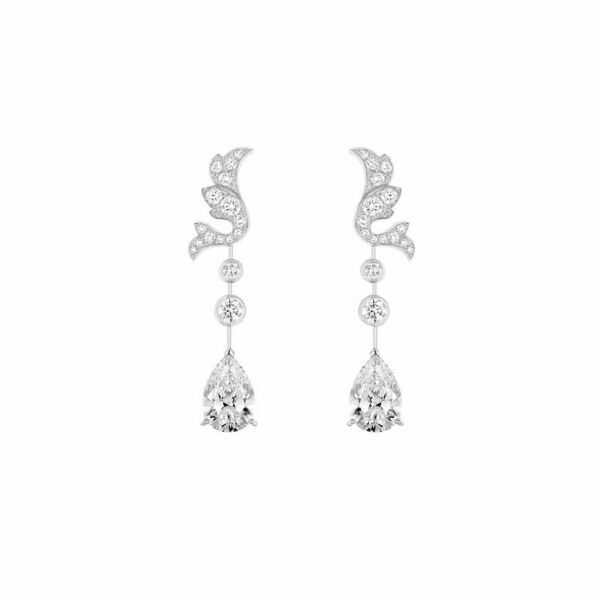 Joséphine Soir de Fête earrings - White gold, diamonds