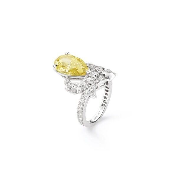 Joséphine Soir de Fête ring For Sale - White gold, yellow diamond, diamonds - Image 2