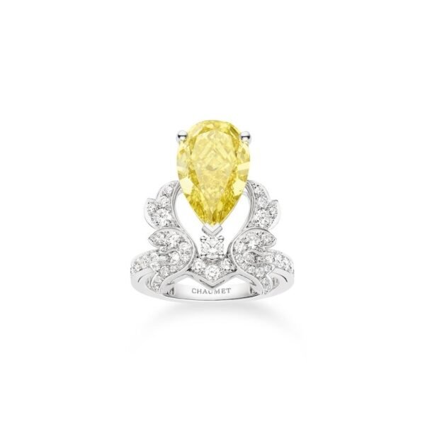 Joséphine Soir de Fête ring For Sale - White gold, yellow diamond, diamonds