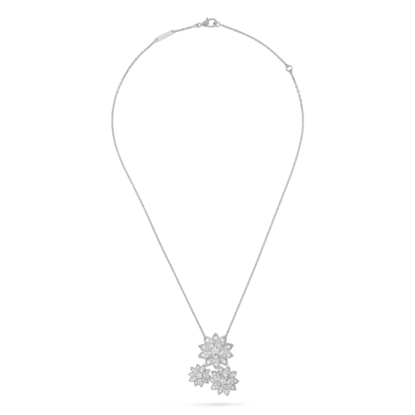 3 flowers Lotus pendant For Sale - Image 2