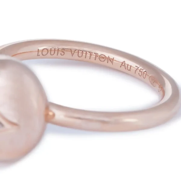 Louis Vuitton B Blossom Gold and Diamond Ring - Image 5