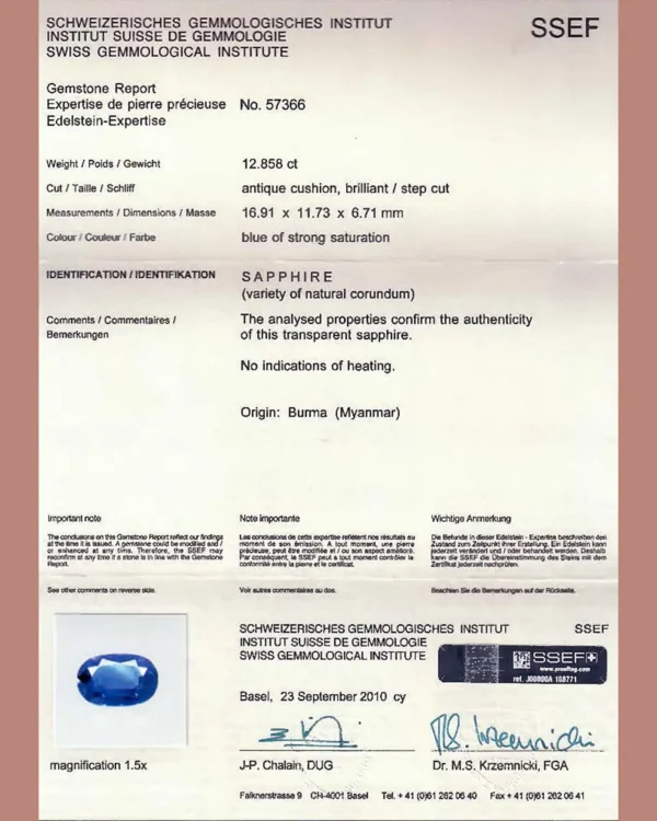 Mouawad Contemporary Sapphire Diamond Halo Demi Parure Suite - Image 12