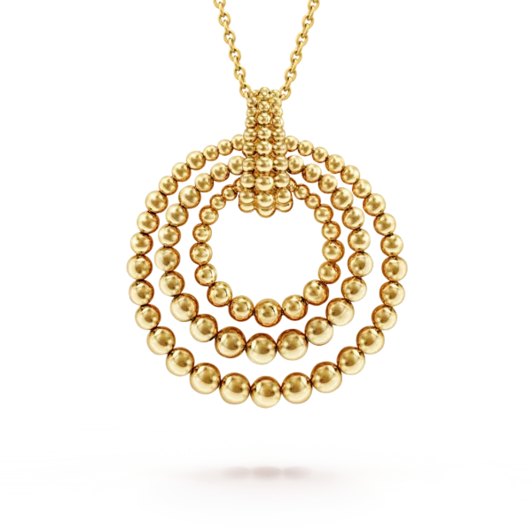 Perlée couleurs transformable long necklace