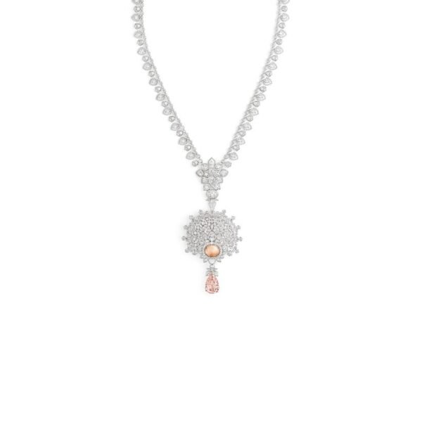 Chaumet Promenades Impériales Necklace - White gold, rose gold, Padparadscha sapphires