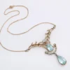 Russian Art Nouveau Aquamarine Necklace and Ring, St. Petersburg, c. 1910 - Image 18