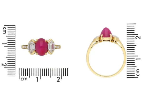 Star Ruby Diamond Gold Ring Tiffany & Co. - Image 7