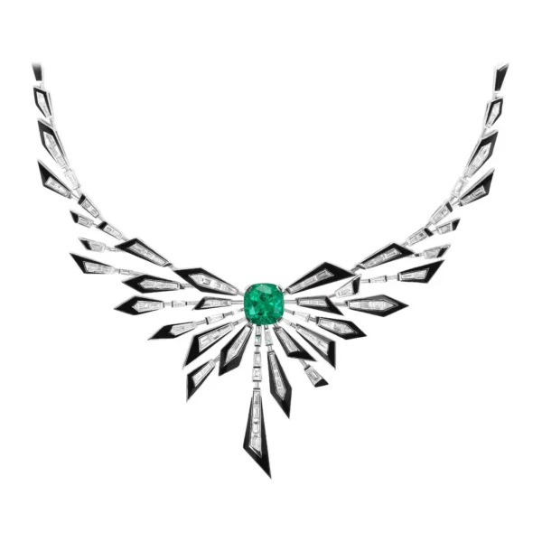 Stephen Webster Dynamite Damage is Already Done Diamond and Emerald Necklace - Image 2