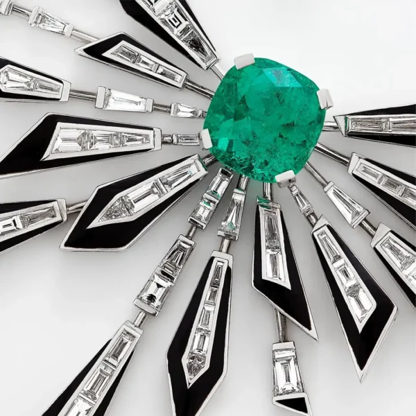 Stephen Webster Dynamite Damage is Already Done Diamond and Emerald Necklace - Image 3