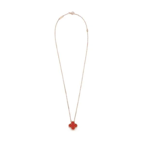 Buy Vintage Alhambra Coral Pendant - Image 4