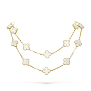 Vintage Alhambra long necklace 20 motifs