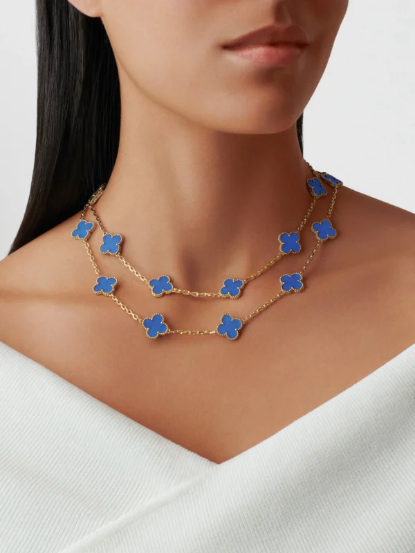Buy 20 motifs Vintage Alhambra long necklace - Image 4