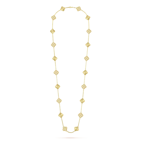 Buy Vintage Alhambra long necklace 20 motifs - Image 4