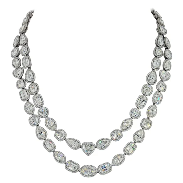 William Goldberg 63 Carat Spectacular Diamond Infinity Necklace - Image 7