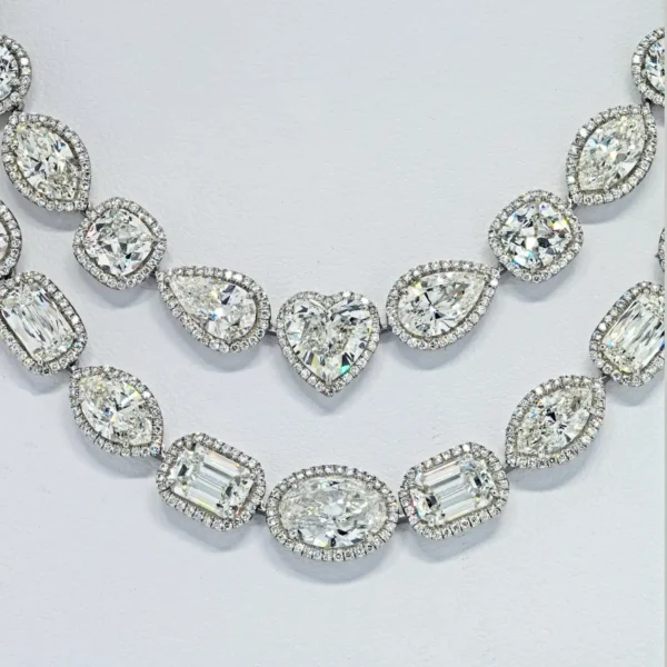 William Goldberg 63 Carat Spectacular Diamond Infinity Necklace - Image 4