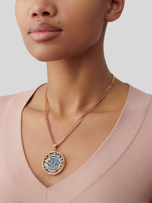 Zodiaque long necklace Cancri Cancer - Image 4