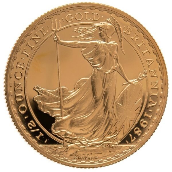 1987 1/2oz Gold Britannia Proof Coin