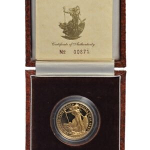 1987 Proof 1/2 oz Gold Britannia Coin Boxed