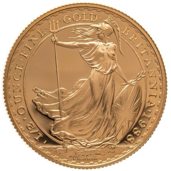 1988 Proof 1/2 oz Gold Britannia Coin