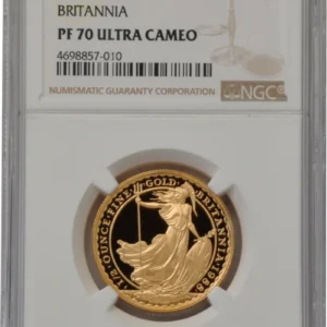 1988 1/2 oz Gold Britannia Proof Coin NGC PF70