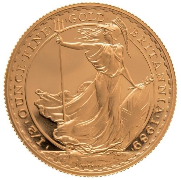 1989 Proof 1/2 oz Gold Britannia Coin