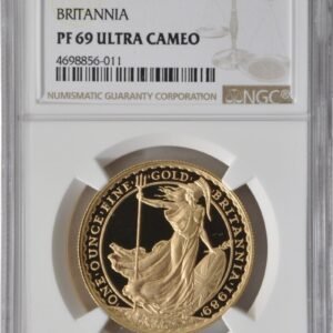 1989 Proof 1oz Gold Britannia Coin NGC PF69