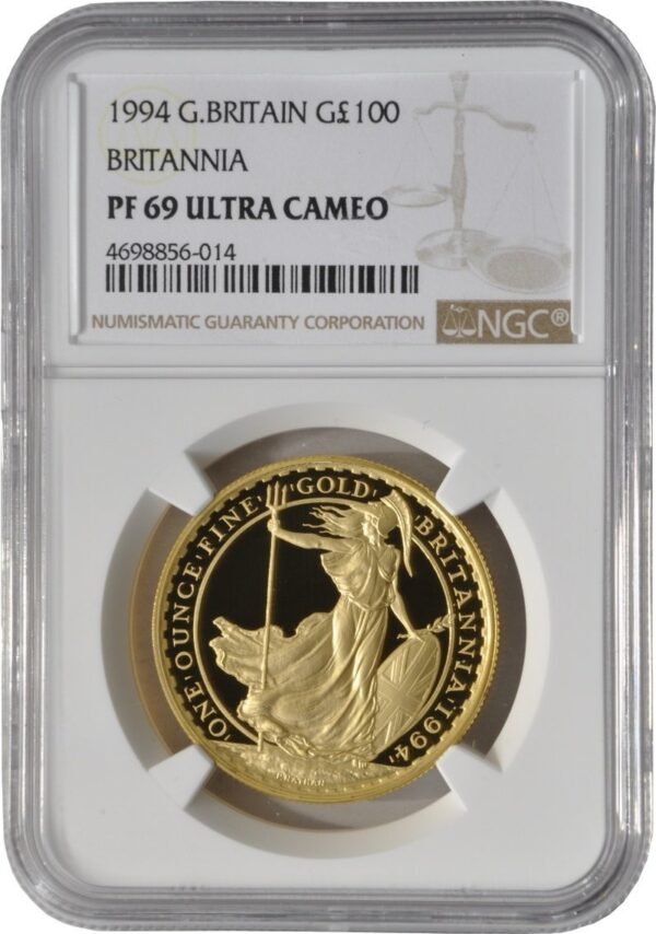 1994 Proof Gold Britannia 1oz Coin NGC PF69